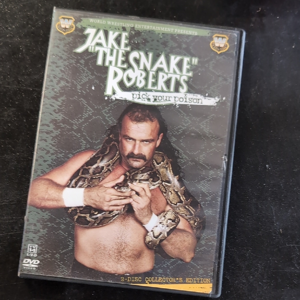 WWE Jake 'The Snake' Roberts Collector's Edition - Green and Black